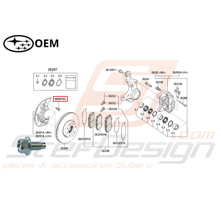 Vis Origine Subaru GT WRX BRZ FORESTER47129