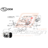 Compresseur de climatisation origine subaru Forester 01-0547147