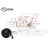 Embrayage de Compresseur de Clim Origine Subaru Forester 08/99-0247155