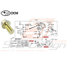 Vis Support d'alternateur et Turbo Subaru GT 94-00 WRX STI 01-14 BRZ 13 FORESTER 97-02/05-0747163
