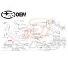 Pare choc Avant Origine Subaru Forester SJ 2013-2015 avec Lave phares47248