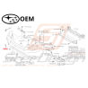 Couvercle Pare chocs Avant Origine Subaru Forester SJ 2013 - 201547263