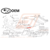 Vis de fixation de pare choc STI 10-14 WRX 09-11 FORESTER SJ 13-1547272