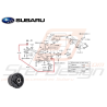 Silent Bloc Support pont Origine Subaru GT 96-00 FORESTER 05-0747302