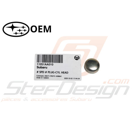 Bouchon Origine Subaru Loyale 1990 - 1992 Réf 11051AA01047362