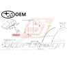 Protecteur de porte arrière SUBARU WRX/STI 03-0747392