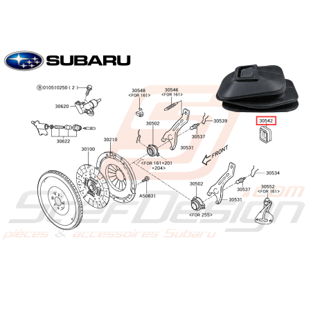 Cache poussière de fourchette d'embrayage Subaru WRX 06-10 BRZ 13-19 FORESTER 05-0747402