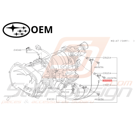 Capteur Boite de Vitesse automatique Origine Subaru FORESTER 05-0647419