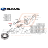 Roulement de boite 5 vitesses GT 2000 WRX 01-10 FORESTER 05-0747430