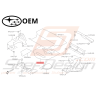 Plancher de Coffre Origine Subaru STI 2013 - 201547435