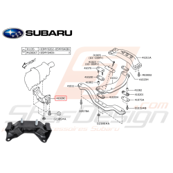 Support de boite Subaru WRX...