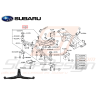 Support Pont Arrière Origine Subaru FORESTER Turbo 2005-200747447