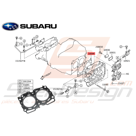 Joint de culasse origine Subaru WRX STI 06-18 FORESTER 05-0747503