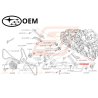 Guide chaine de distribution côté gauche et droit Origine Subaru FORESTER Diesel 2014-201547562