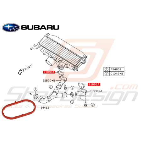 Joint de dump valve Origine Subaru WRX 06-07 FORESTER 05-0747615