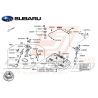 Écrou de fixation de puits de jauge SUBARU GT 99-00 WRX STI 01-14 Forester Turbo 10/98-12/99-05/0747625