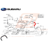 Durite dépression d'eau Origine Subaru WRX 06-07 STI 06-14 FORESTER 05-0747631