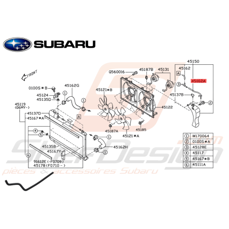 Durite Trop Plein Origine Subaru FORESTER Turbo 2005-200747632