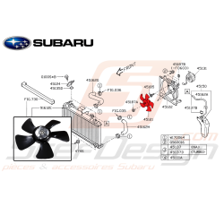 Hélice radiateur SUBARU WRX...