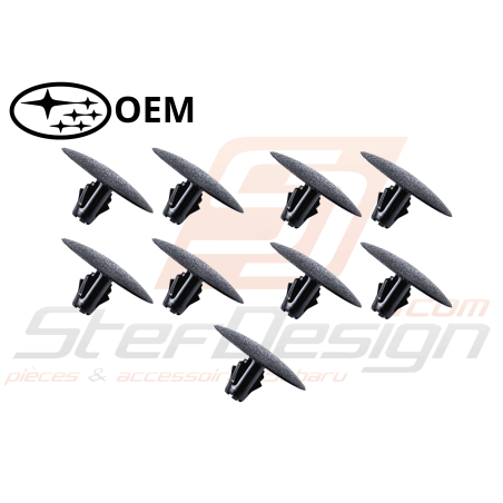 Pack Clips insonorisant de capot Origine Subaru GT 97-00 WRX/STI 01-0947667