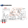 Kit réparation d'étriers avant 2 pistons Origine Subaru WRX 08-11/ BRZ FORESTER 05-0747686