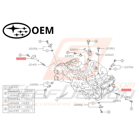 Bobine Allumage Origine Subaru XV 2015 - 201647759