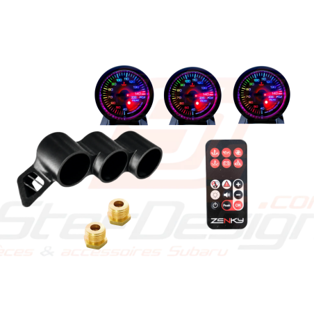 Pack 3  manomètres Subaru wrx et sti et forester 2008 -201447833