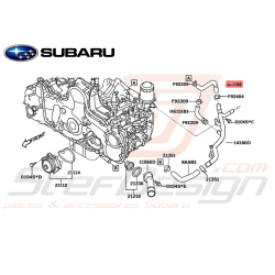 Durite d'eau Origine Subaru...