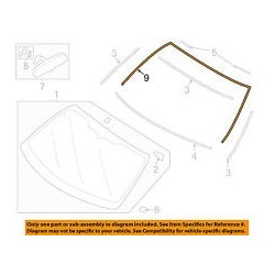 moulure de pare brise  SUBARU brz / TOYOTA gt 86