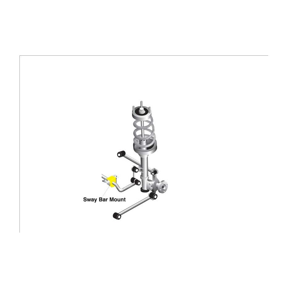 Support de barre anti roulis WHITELINE 22 24 mm pour subaru impreza gt 93 94 95 96 97 98 99 00 WRX STI 01 02 03 04 05 06 07