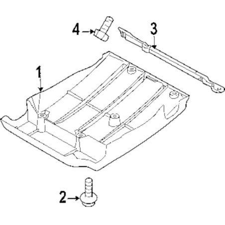 Kit diffuseur arrière origine pour WRX/STI 2006 2007