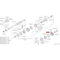 Synchroniseur de levier boite 5 vitesses (modèle wrx 2.5l)