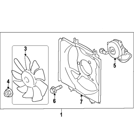 Hélice de ventilateur moteur STI 2008-2014