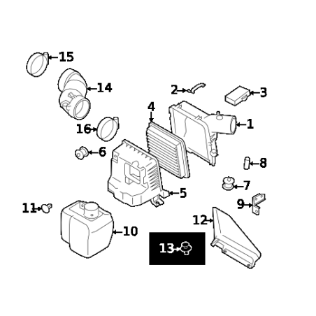 Clips écope d 'admission 08-14