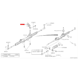 Cardan de crémaillère subaru STI 01-07