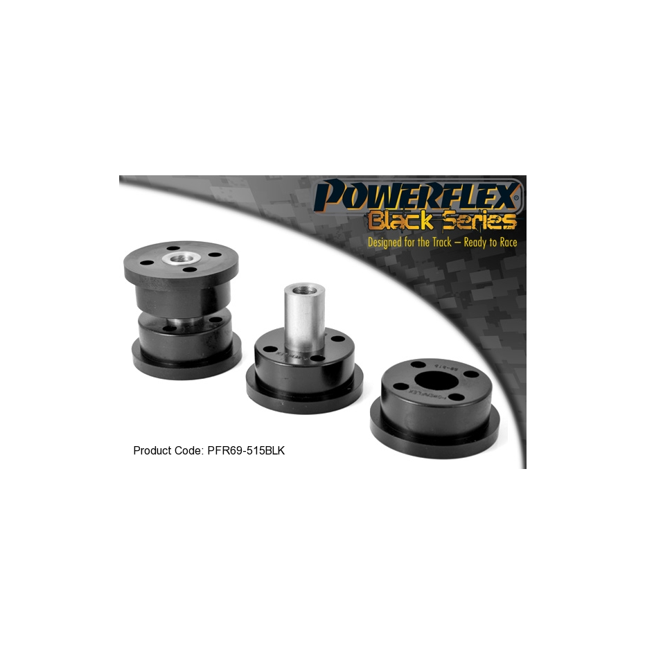 Silent Bloc Powerflex Black Arrière Différentiel Arrière Subaru WRX/STI 08-14