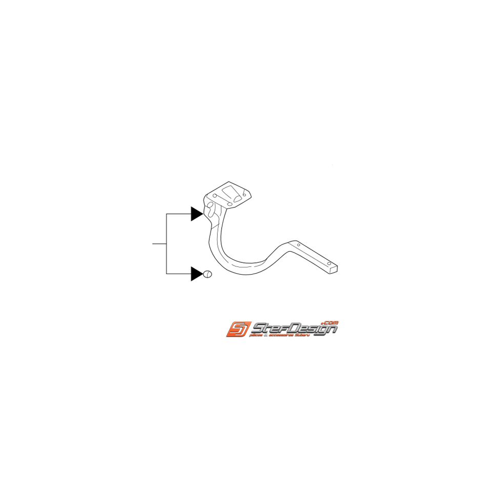 Charnière de coffre SUBARU WRX/STI 01-07