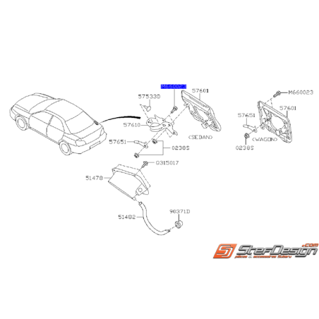 Trappe a essence STI/WRX 03-05