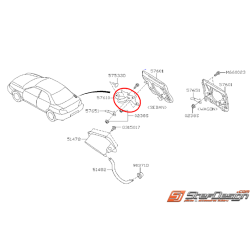 Charnière trappe a essence IMPREZA GT 93-00