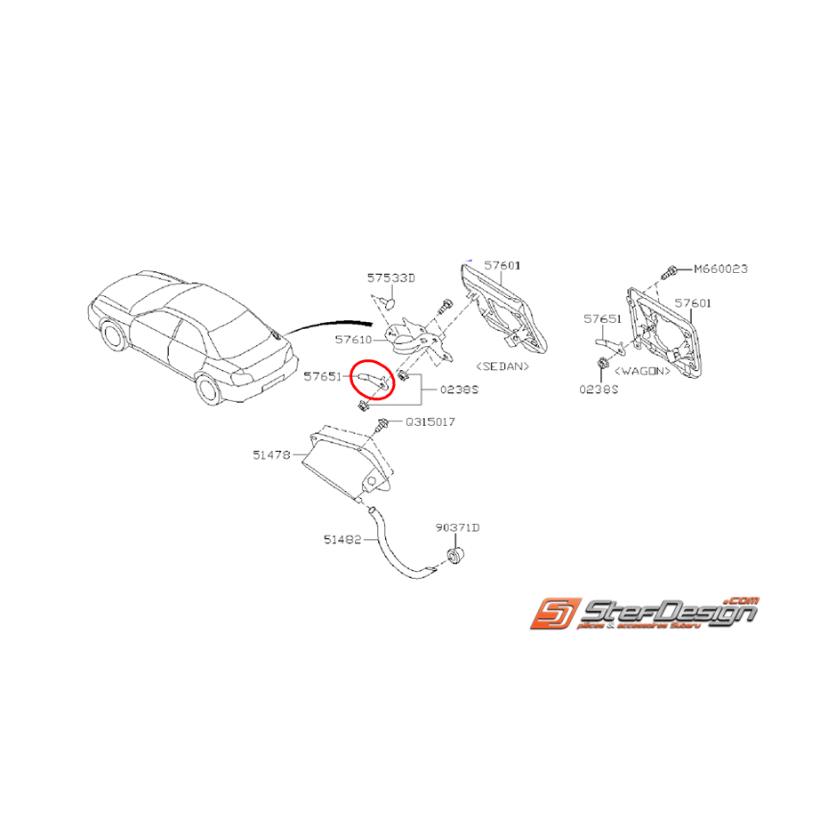 Ressort trappe a essence subaru WRX/STI 01-05