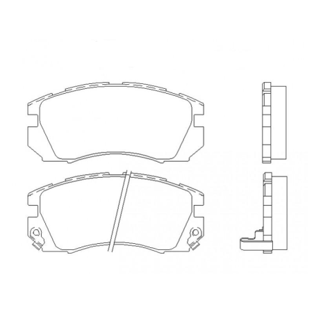 Kit plaquettes avant MINTEX pour subaru GT 93-96