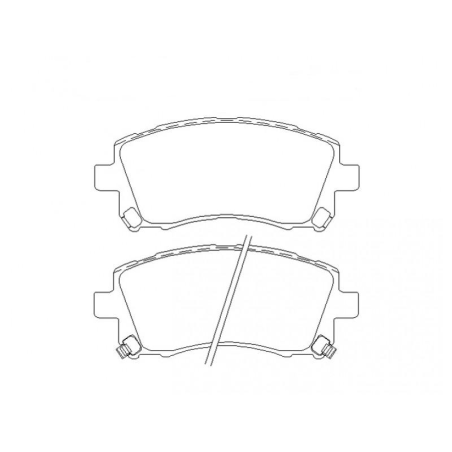 Kit plaquettes avant MINTEX pour subaru GT 97-98