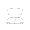 Kit plaquettes arrière MINTEX pour subaru GT 99-00