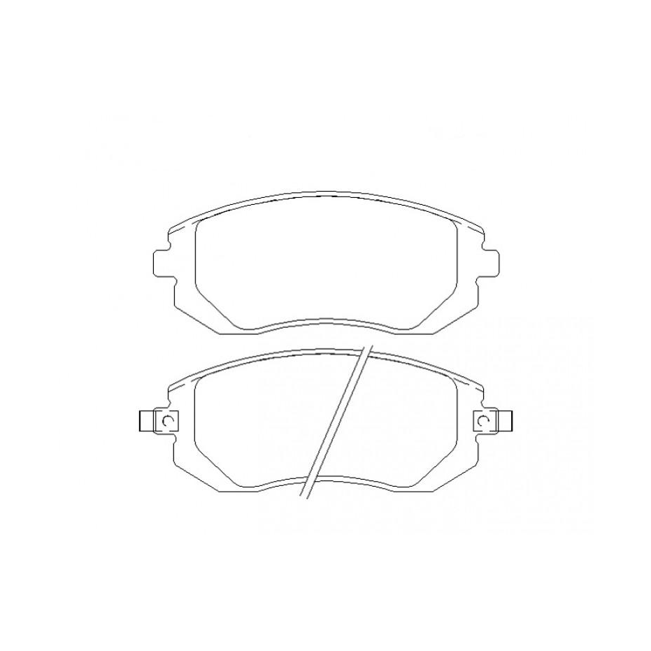 Kit plaquettes avant MINTEX pour subaru  WRX 08-10  BRZ/toyota GT86 Kit plaquettes avant MINTEX pour subaru  WRX 08-10  BRZ/toyota GT86