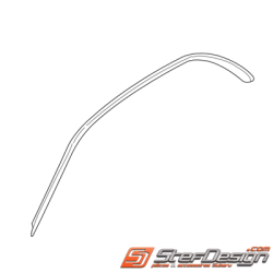 Enjoliveur de vitre supérieur (4 portes) WRX/STI 01-07