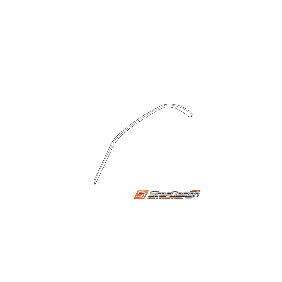 Enjoliveur de vitre supérieur (4 portes) WRX/STI 01-07 Enjoliveur de vitre supérieur (4 portes) WRX/STI 01-07