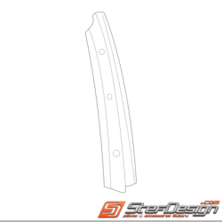Retenue joint central vitre SUBARU STI 01-02 WRX 03-05