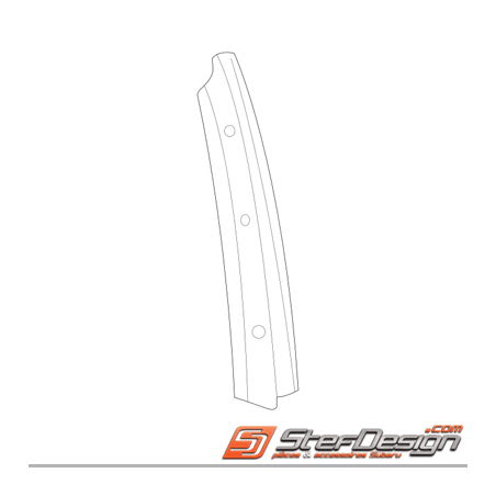 Retenue joint central vitre SUBARU STI 01-02 WRX 03-05