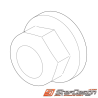 Écrou traverse de renfort pare-choc WRX/STI 01-05 Écrou traverse de renfort pare-choc WRX/STI 01-05