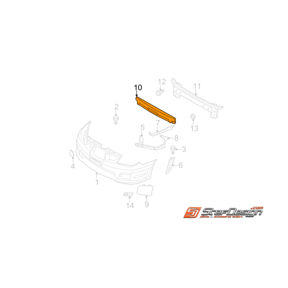 Absorbeur pare choc avant SUBARU STI 06-07 Absorbeur pare choc avant SUBARU STI 06-07